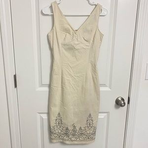 EXPRESS Cream Dress